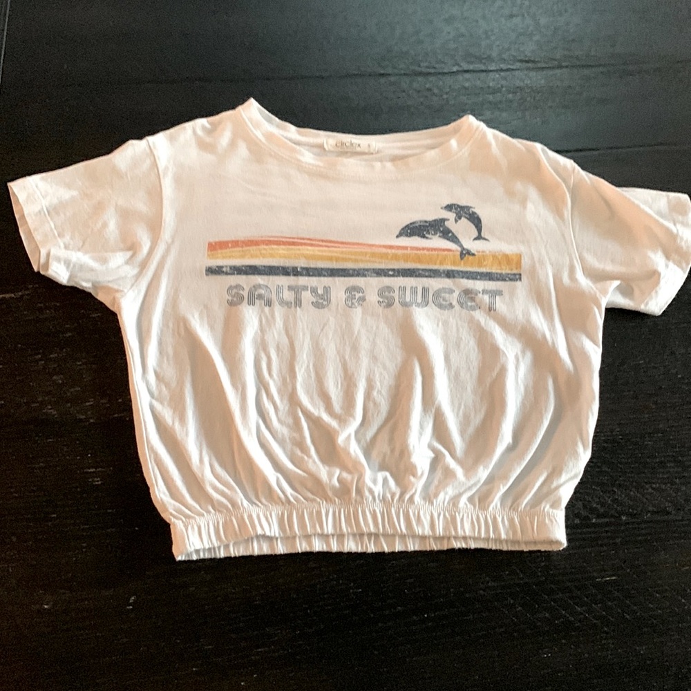 white beachy summer shirt